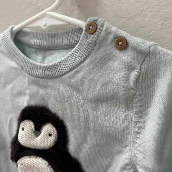 Tu Light Blue Penguin Sweater & Joggers Outfit - Picture 2 of 13